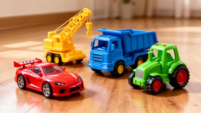 ממסלול המרוצים ועד למנוף באתר הבנייה: עולם הרכבים לילדים
