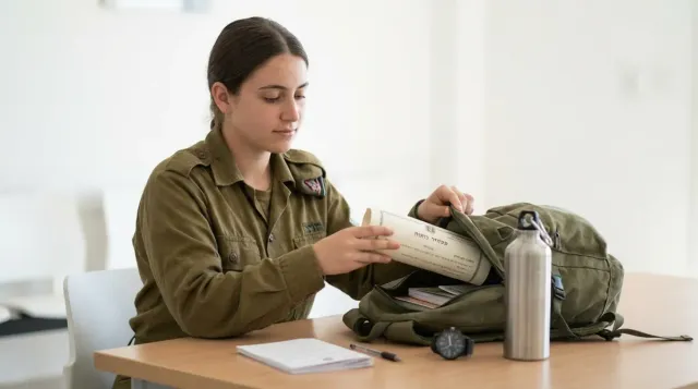 מיונים בצה"ל בלי לחץ: מה חשוב להביא ומה חשוב להשאיר בבית